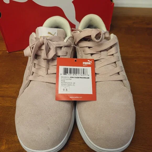 Puma ~ Iconic Suede Pink Shoes ~ Size 9.5 ~ NIB - Picture 2 of 6